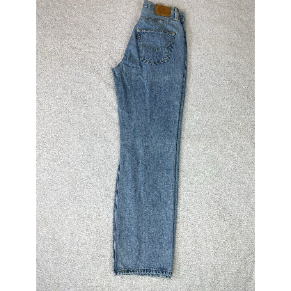Levi's Premium 501 '90s Selvedge Jeans Women's W28 L32 Big E Destroyed Mid-Rise - Picture 6 of 16